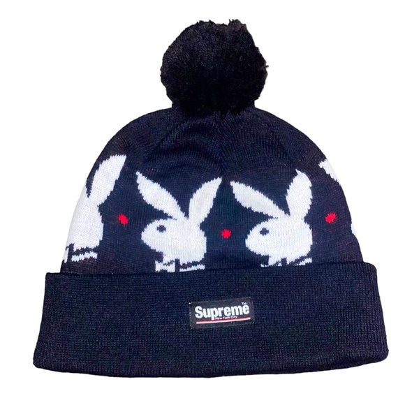 Supreme Playboy Bunny Beanie Playboy Beanie Black Shop Supreme